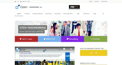 Desktop Screenshot of ozeninc.com